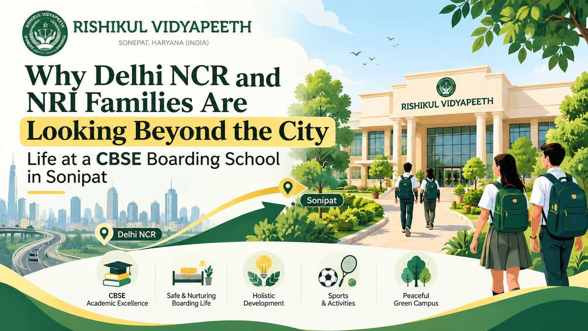 Why Delhi NCR and NRI Families Are Looking Beyond the City: Life at a CBSE Boarding School in Sonipat